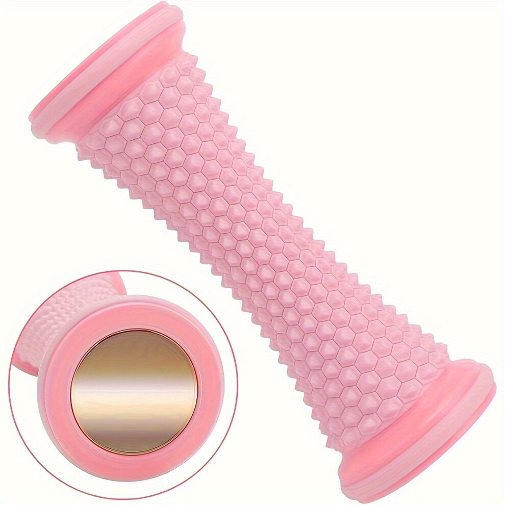 Closkye (Pink) Deep Tissue Foot Massage Roller - Ergonomic Handheld Tool For, Muscle Recovery & Arch Support, Durable Purple Fitness Training Aid With Thicken