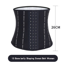 (As The Picture 1, L(78-85kg)) Postpartum Waist Trainer Corset, Flat Belly Burner - Women's Sauna Sweat Belt, Knit Fabric, Hand Washable Sheath Girdle, Textile Material 80%