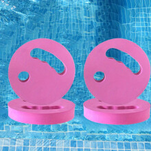 (Rose 4pcs) 4pcs EVA Foam Water Fitness Plates - Hand-Held Pool Resistance Training Equipment for Arthritis-Friendly Workouts