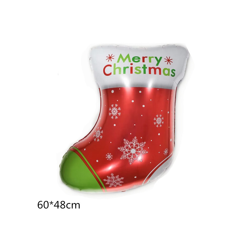 Yeepano (A8) New Santa Christmas Tree Aluminum Film Balloons Snowman Christmas Atmosphere Decorative Aluminum Film Balloons