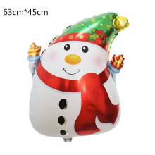 (A7) New Santa Christmas Tree Aluminum Film Balloons Snowman Christmas Atmosphere Decorative Aluminum Film Balloons