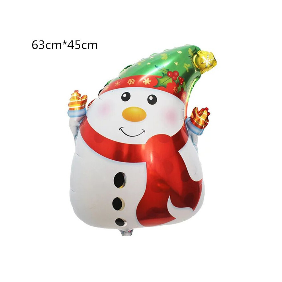 Yeepano (A7) New Santa Christmas Tree Aluminum Film Balloons Snowman Christmas Atmosphere Decorative Aluminum Film Balloons
