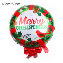 (Y) New Santa Christmas Tree Aluminum Film Balloons Snowman Christmas Atmosphere Decorative Aluminum Film Balloons