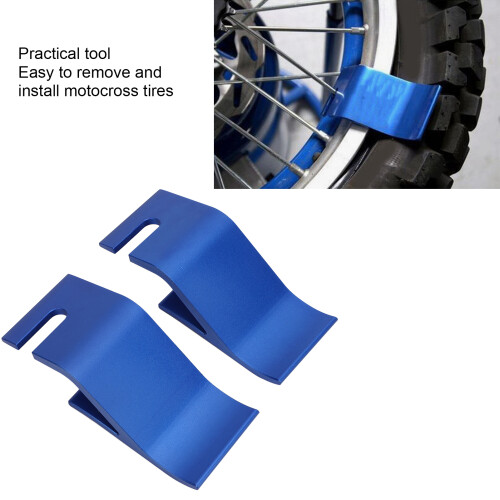 2PCS Blue Aluminium Alloy Motorcycle Tire Bead Tool Set 2