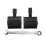 2PCS Suspension Strut Spreader Tool Steel with Wrench 3