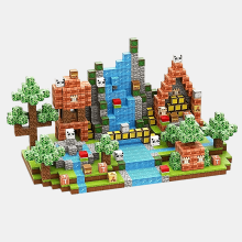 (150pcs Magneti) 150 Magnetic Toy Sets, Creative Building Toys, Suitable For Building And Creating, Very Suitable As Children's Gifts, Christmas Gifts,