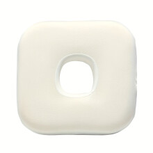 (White) Ear Pillow for Side Sleeping with Ear Hole - 100% Polyester, Relieves CNH & Ear Pain, Inflammation Pressure Sores, Hand Wash Only
