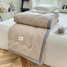 (Camel, 100cm*150cm) Ultra-Soft Summer Cooling Blanket - Lightweight, Breathable, Light Beige-Friendly 100% Polyester, Machine Washable, Camping & Travel