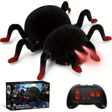 (Black) Wall Climbing Spider, Remote Control Robot Kids Toys, Climbing up Walls for Prank Toys & Games, Toys for Boys & Girls Ages 14 to Up