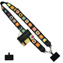 Clip and Go Strap With Wallet, Zippered Pouch, Crossbody Phone Holder