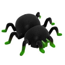 (Green) Remote Control Tarantula for Kids with LED Eyes – Realistic Spider Toy with Moving Legs, Fast Speed & 360 Spin Halloween decora