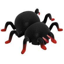 (Red) Remote Control Tarantula for Kids with LED Eyes – Realistic Spider Toy with Moving Legs, Fast Speed & 360 Spin Halloween decora