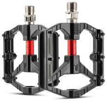 Aluminum Alloy Bike Pedals, Sealed Bearing,, Mountain Bicycle Pedals for MTB, BMX, Road Cycling, and Commuting
