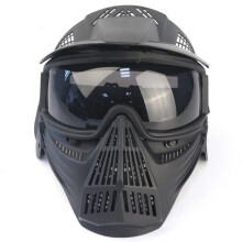 Paintball Mask, Airsoft Mask, Full Face with Tactical Goggles Mask, Impact Resistant