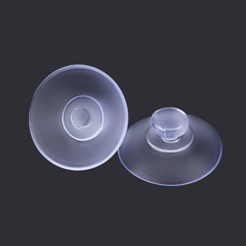 Small Clear Plastic Suction Cup Without Hooks 20 mm 20 Packs 2