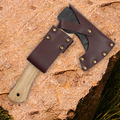 Axe Sheath Holder Axe Protective Sleeve  Leather Hatchet Protector Axe Cover Camping Axe Head Protection for Woodwork 1
