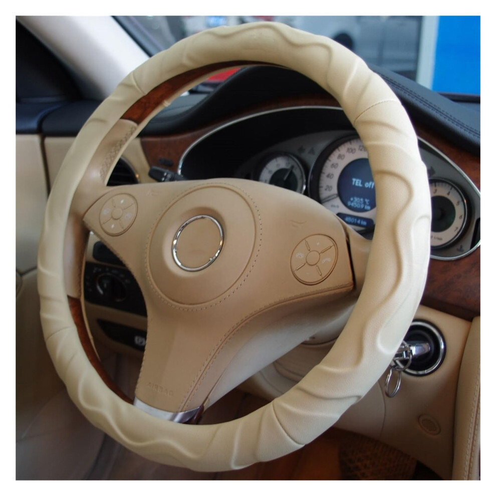 Car Steering Wheel Cover Set Universal Car Steering Wheel Cover Leather Four Seasons Universal Car Interior (Color : 1) 395291810385