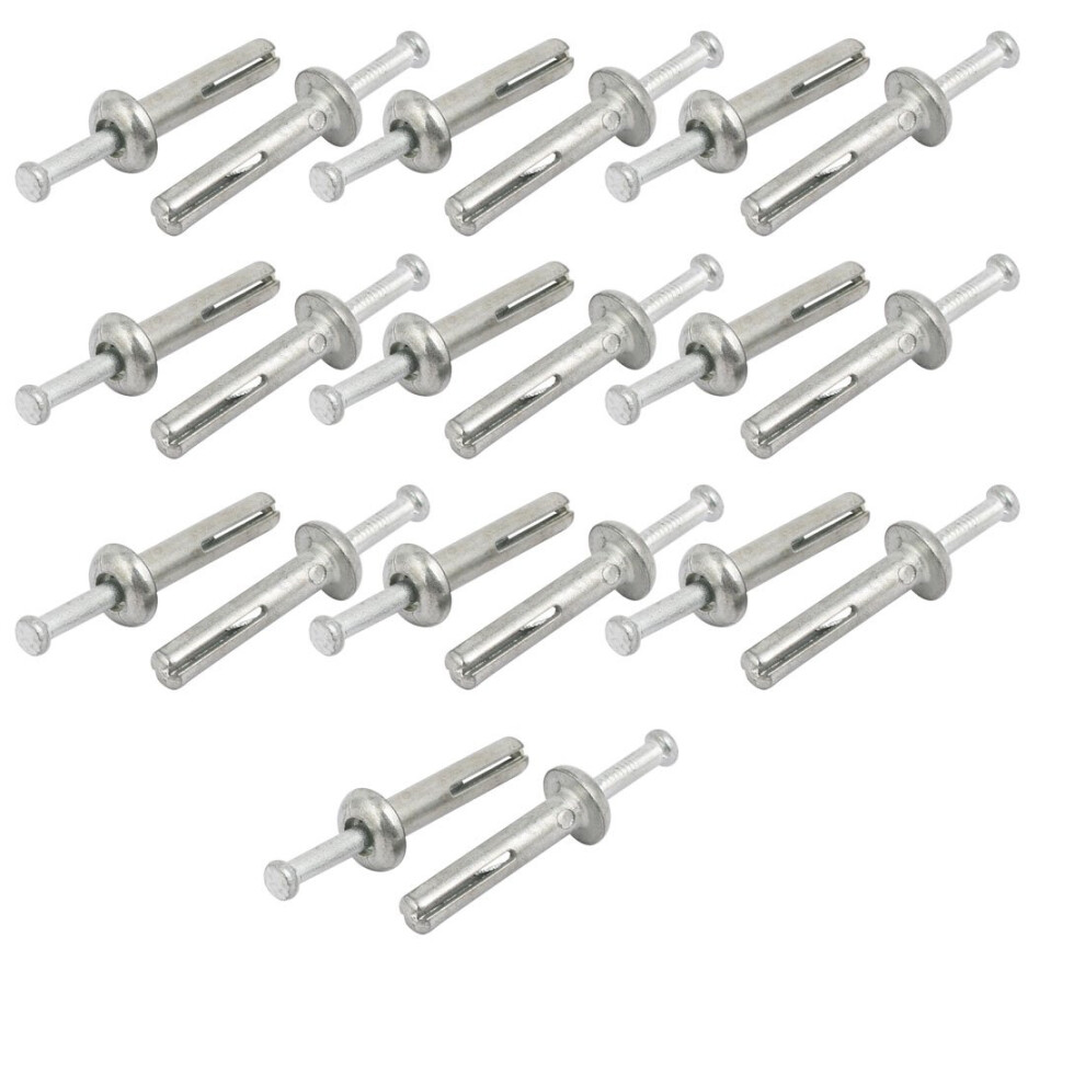 Iivverr 1/4'' Dia 11/4'' Depth Zinc Alloy Hammer Drive Anchor Expansion Bolt 20Pcs 395291810903