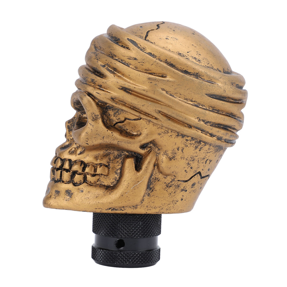 Skull Resin Gear Shift Knob 3 Adapters 15Mm Bronze 4681326519634