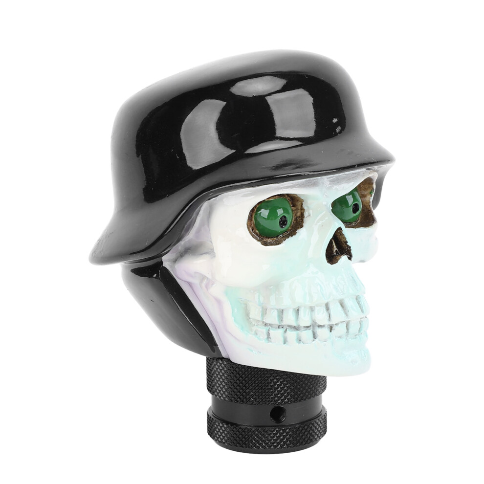 Resin Skull Gear Shift Knob With 8Mm 10Mm 12Mm Adapters Black 8461326519645
