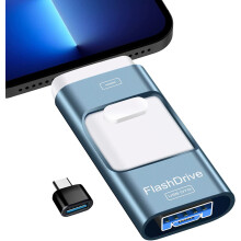 USB-muistitikku, ulkoinen muistitikku, joka on yhteensopiva puhelimen, iPadin, Androidin, tabletin, tietokoneen ja muiden M-tuella varustet