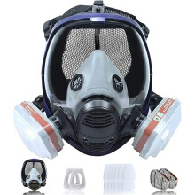 Respiratore a pieno facciale 18 in 1, maschera respiratoria con filtri antipolvere, maschere antigas, respiratori protettivi per industria