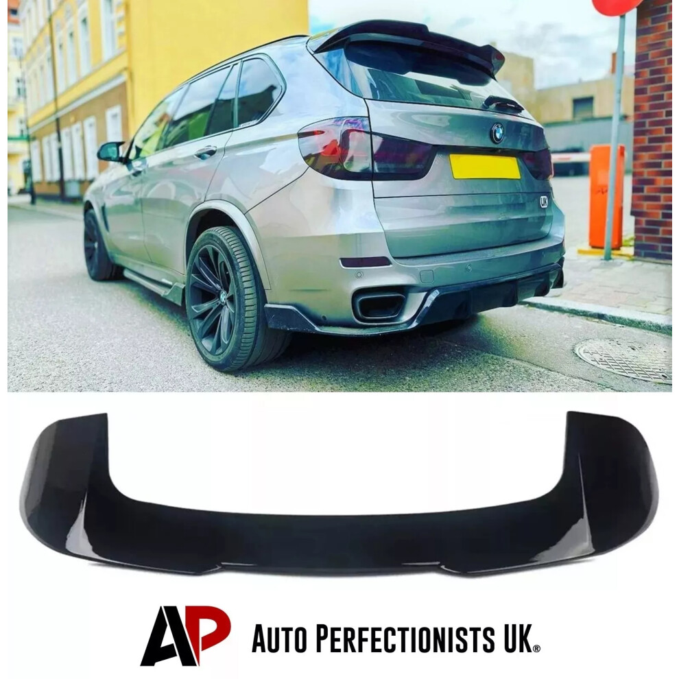 For Bmw X5 F15 X5m F85 Rear Roof Spoiler Wing Lip Body Kit M Performance Black 5061072666162