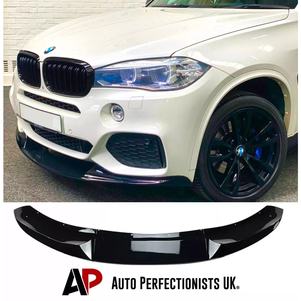 For Bmw X5 F15 Front Splitter Spoiler Lip Body Kit M Sport 13-18 5061072663765