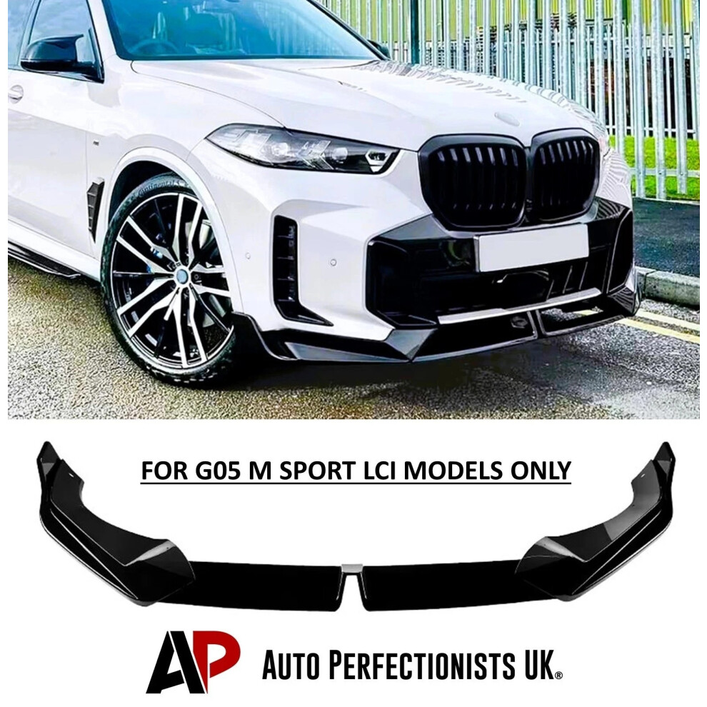 For Bmw X5 G05 Lci Front Splitter Spoiler Lip Body Kit M Sport 2023+ 5061072668647