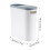 Narrow Plastic Waste Bin With Lid Slim Bathroom Toilet Trash Can 5