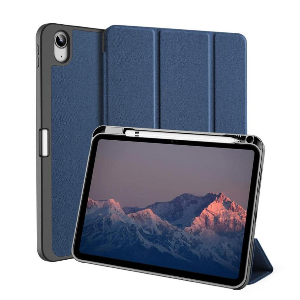 (Blue) Case For Ipad 11 2025 Pu Leather Auto Wake Sleep Stylus Holder Blue 764549996568