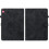 (Black) Compatible with Ipad 2025 /ipad 11th Gen Case with Multi Function Stand Premium Leather Card Slots 1