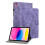 (Purple) Compatible with Ipad 2025 /ipad 11th Gen Case with Multi Function Stand Premium Leather Card Slots 3