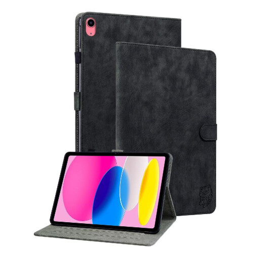 (Black) Compatible with Ipad 2025 /ipad 11th Gen Case with Multi Function Stand Premium Leather Card Slots 1