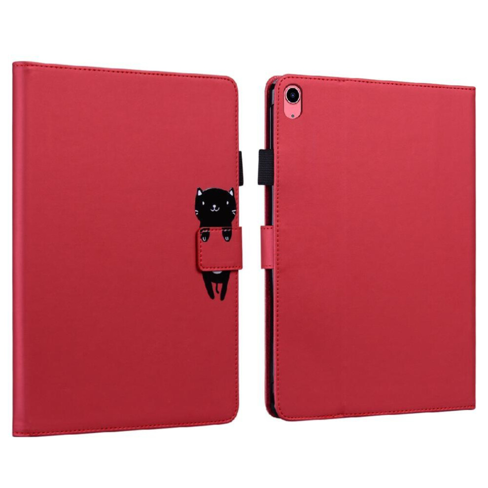 (Red) Case For Ipad 10.9 2022 Magnetic Closure Animal Leather Cartoon Card Slot Holders Red 764549999422