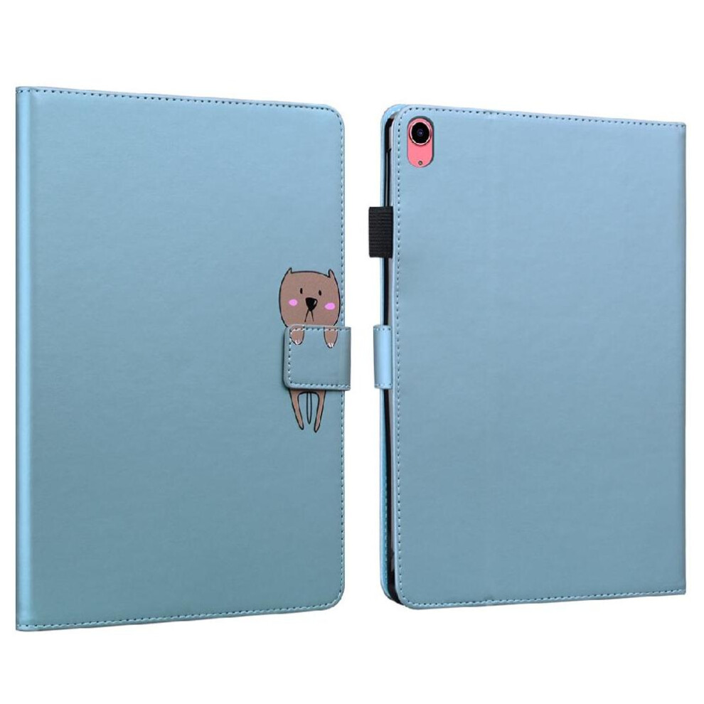 (Blue) Case For Ipad 10.9 2022 Magnetic Closure Animal Leather Cartoon Card Slot Holders Blue 764549999392