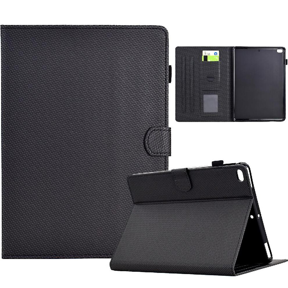 (Black) Tablet Case For Ipad 9.7 2018 Four Corner Thickening Anti-Fall Protection Hands-Free Comfortable Viewing Cover Black 764549999569