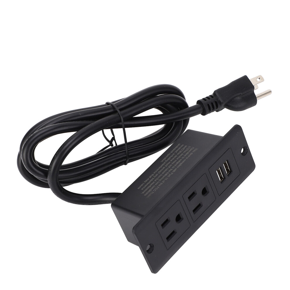 Conference Recessed Power Strip 2Ac 2Usb 1.5M Cord 7901326536637