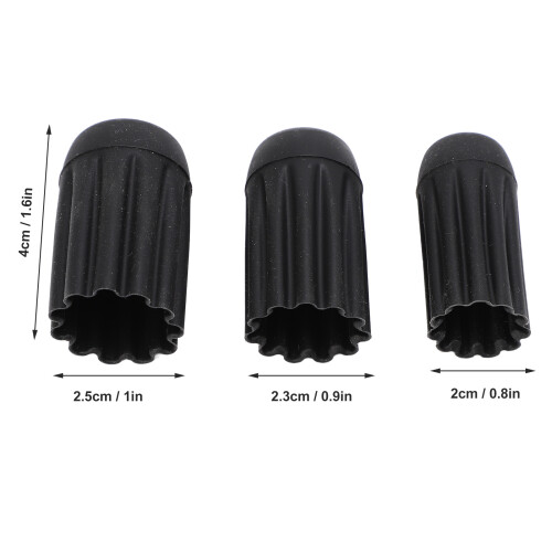 3Pcs Silicone Finger Guards for Sewing & Hot Glue Use 1
