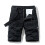 (29,black)Summer Men s Casual Multi-Pocket Short Cargo Pants 1