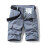(29,grey)Summer Men s Casual Multi-Pocket Short Cargo Pants 1