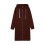 (S, brown) Women s long hooded zipper windbreaker jacket 1