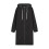 (4XL,dark gray)Women s long hooded zipper windbreaker jacket 1