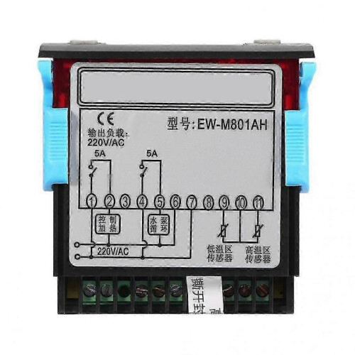 2-channel Sensor Solar Water Heater Temperature Controller Thermostat with Sensor Digital Display for Solar Water Heater-yujia 1