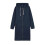 (4XL,royal blue)Women s long hooded zipper windbreaker jacket 1