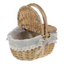 1pc Home Storage Basket Sundries Organizer Basket Picnic Food Storage Basket