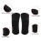 1Pair Black M Thin Breathable Sports Knee Pads 4