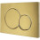 Double Flush Plate, Hidden Water Tank Into The Wall, Wall-mounted Toilet Flush Panel Button Accessories(matt Gold) 1