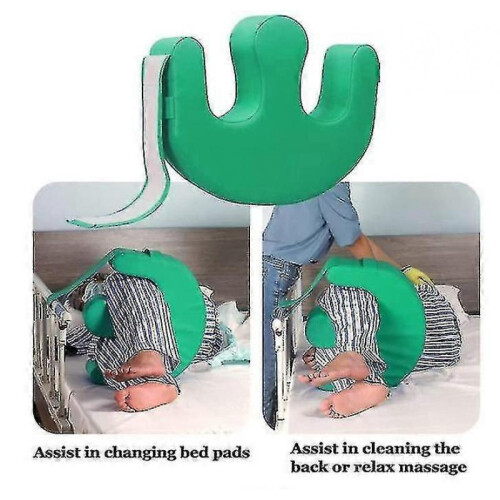 (Green) Bedridden Patient Turning Device-multifunctional Turning Pillow 1