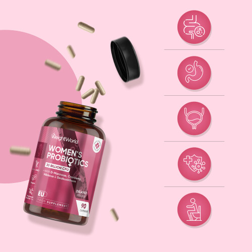 WeightWorld Womens Probiotics 30B CFU - 90 Vegan Capsules 2